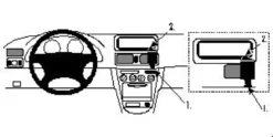 Toyota Corolla 98-99, Vinklad, Hög