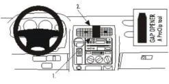 Toyota LandCruiser 90 97-02, Centrerad