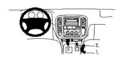 Toyota LandCruiser 100 98-01/Lexus LX 99-02, Konsol