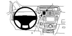 Toyota Prius + 12-15, Centrerad