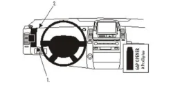 Toyota Prius 04-09, Vänster
