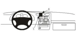Toyota RAV 4 94-00, Centrerad