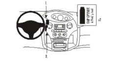 Toyota Yaris 03-05, Centrerad