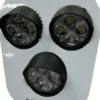 Trippelljus varmvit 120w Triumph 2024-, vit dekal, 3xE405k NIZLED