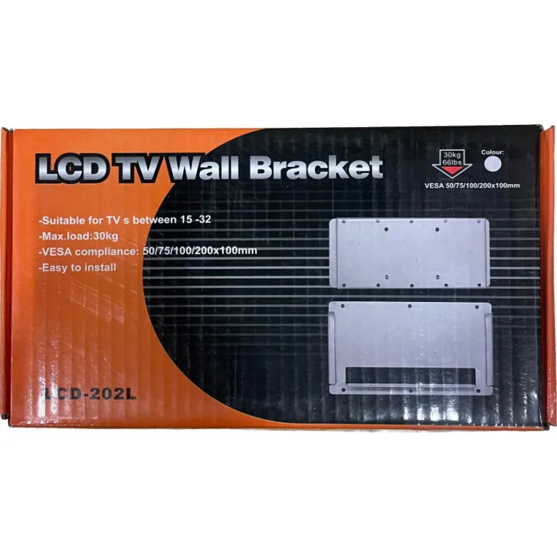 TV väggfäste 15-32 tum, 30kg max