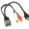 USB/AUX-adapter Nissan olika modeller
