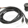 USB + AUX 3.5mm chassimonterad kontakt med 1.5m kabel