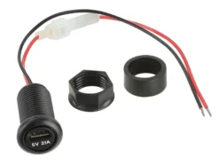 USB 12V > 5V / 2.1A USB-uttag för laddning