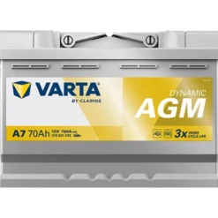 Varta Dynamic AGM 760A 70Ah, startbatteri