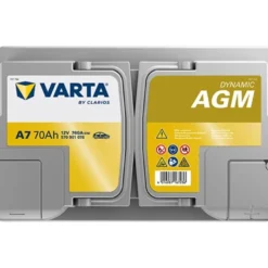 Varta Dynamic AGM 760A 70Ah, startbatteri