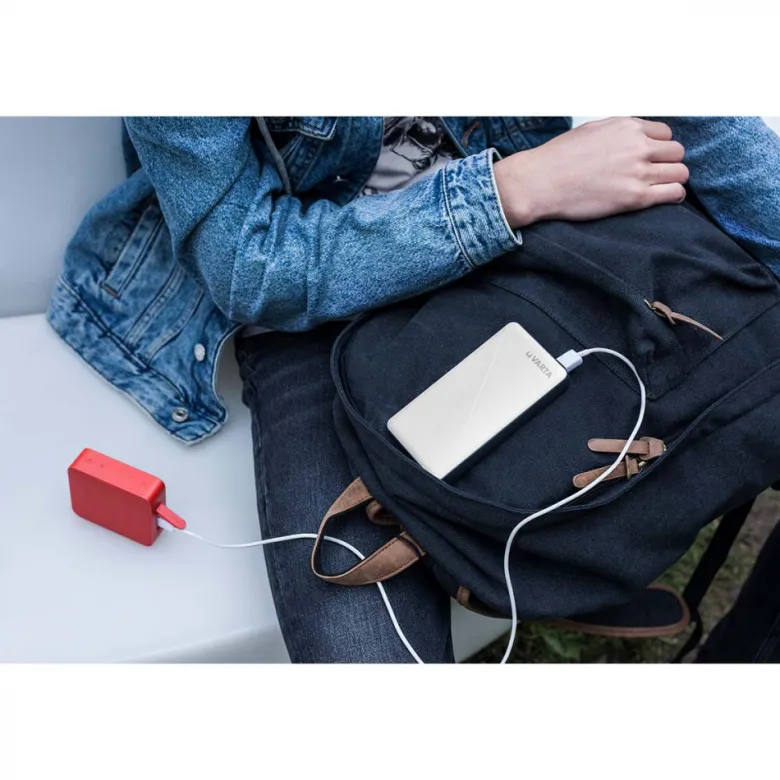 Varta Powerbank 20.000 mAh, USB-A- & USB-C- utgång