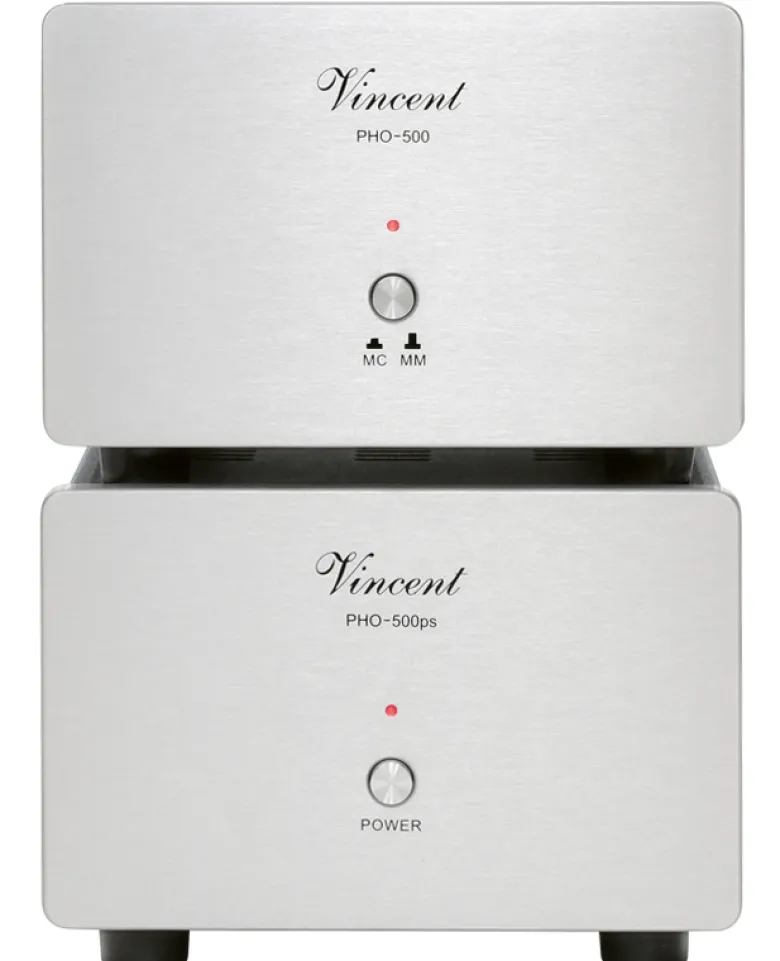 Vincent PHO-500 RIAA-steg med USB, silver