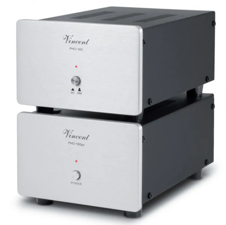 Vincent PHO-500 RIAA-steg med USB, silver