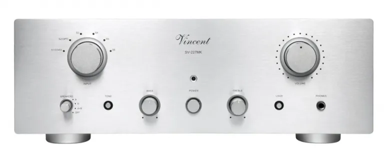 Vincent SV-227MK förstärkare med DAC, silver