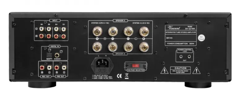 Vincent SV-227MK förstärkare med DAC, silver