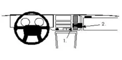 Volvo 440/460 89-96, Centrerad