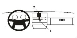 Volvo 340/360 84-89, Centrerad