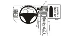 Volvo S40 04-12, Centrerad, Vänster