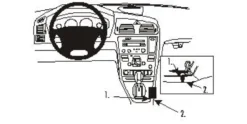 Volvo S60 00-04, Konsol