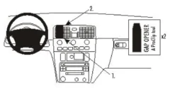 Volvo S40/V40 01-03, Centrerad