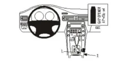 Volvo S80/V70/CX70 07-10, Konsol