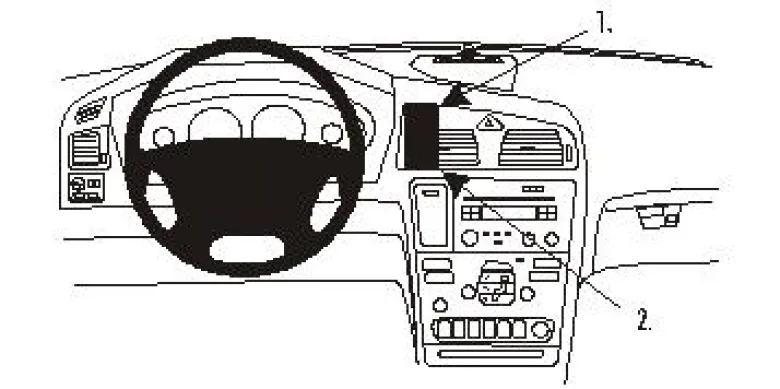 Volvo V70 00-08, Center