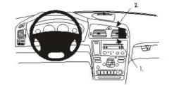 Volvo V70 00-08, Vinklad Hög