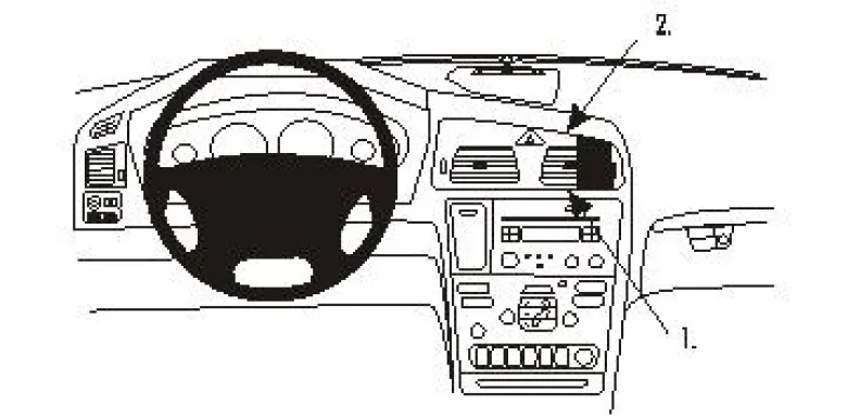 Volvo V70 00-08, Vinklad Hög