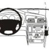 Volvo V70 05-08, Vinklad, Träpanel
