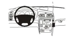 Volvo V70 05-08, Vinklad, Träpanel