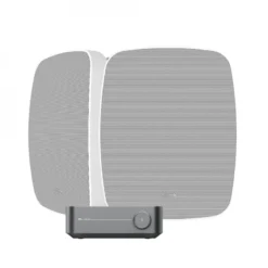 Wiim Amp Pro med Klipsch RSM-650, utomhuspaket i vitt