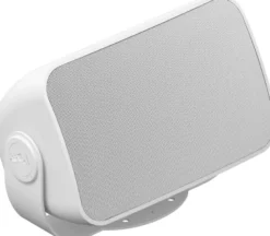 WiiM Amp Pro & vita utomhushögtalare från Sonos och Sonance, par