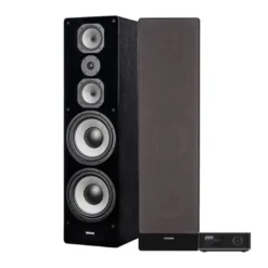 Wiim Amp Ultra med Dynavoice Challenger M-105 EX v4 i svart, 2.0 stereopaket