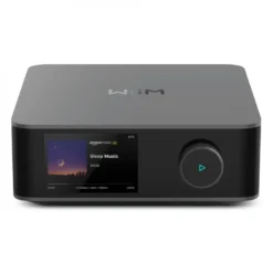 Wiim Amp Ultra streamingförstärkare med HDMI ARC & Chromecast, mörkgrå