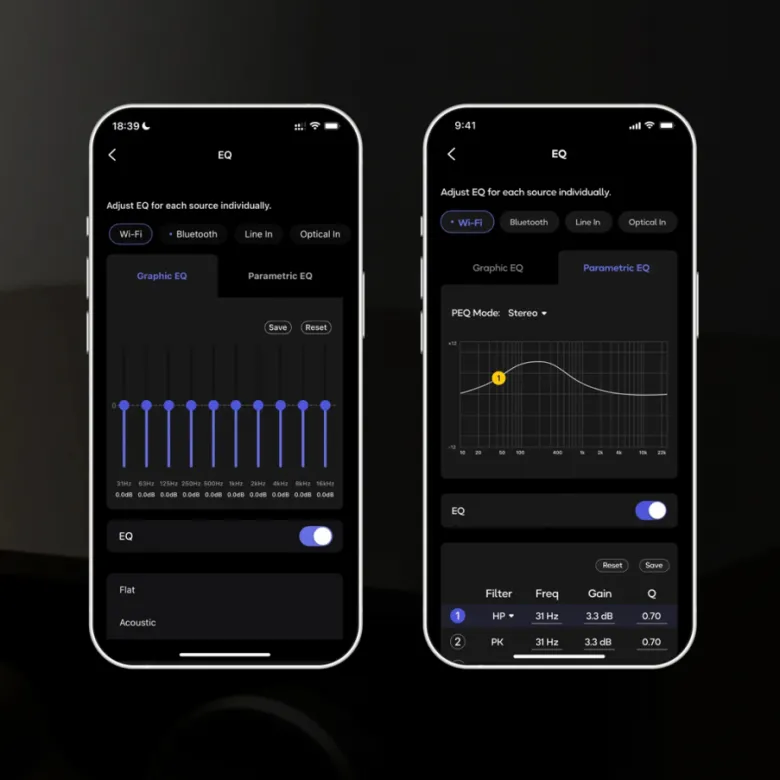 Wiim Amp Ultra streamingförstärkare med HDMI ARC & Chromecast, mörkgrå