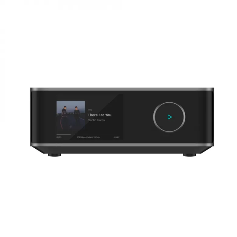 Wiim Amp Ultra streamingförstärkare med HDMI ARC & Chromecast, mörkgrå
