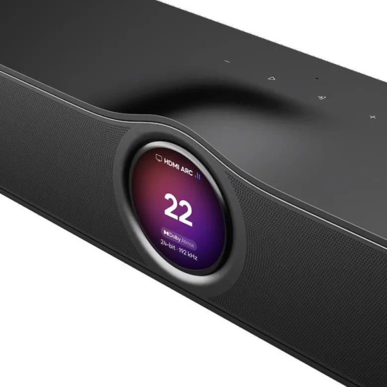 WiiM Bar smart soundbar med skärm, mattsvart