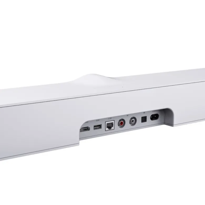 WiiM Bar smart soundbar med skärm, mattvit