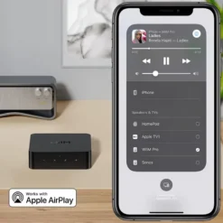 WiiM Pro Plus, trådlös nätverksstreamer med Tidal Connect, Chromecast & AirPlay 2