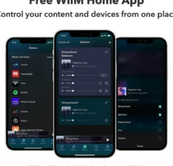 WiiM Pro Plus, trådlös nätverksstreamer med Tidal Connect, Chromecast & AirPlay 2