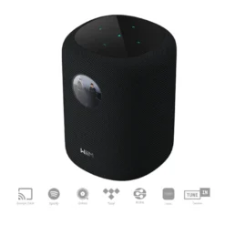 WiiM Sound smart högtalare med skärm, svart
