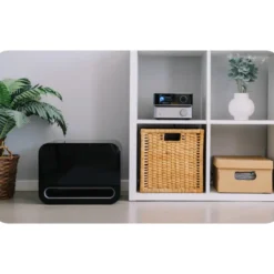 WiiM Sub Pro kompakt trådlös subwoofer, svart