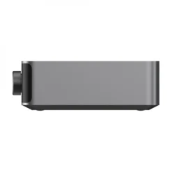 WiiM Ultra nätverksspelare med HDMI ARC, pekskärm & Chromecast, mörkgrå