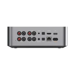 WiiM Ultra nätverksspelare med HDMI ARC, pekskärm & Chromecast, silver