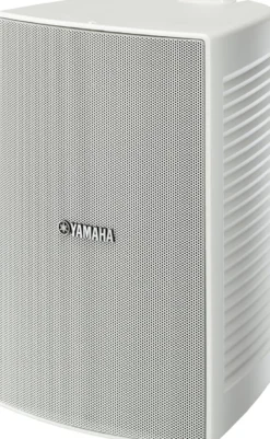 Yamaha NS-AW294 i vitt med Tangent Ampster BT III, utomhuspaket