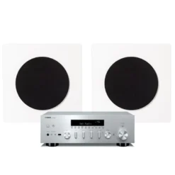 Yamaha R-N600A & DLS Flatbox D-One, stereopaket