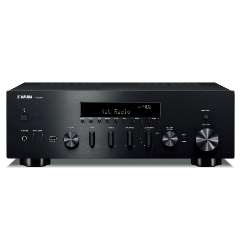 Yamaha R-N600A & DLS Flatbox D-One, stereopaket