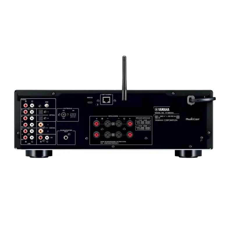 Yamaha R-N600A & DLS Flatbox D-One, stereopaket