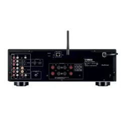 Yamaha R-N600A & DLS Flatbox XL i mattvit, stereopaket