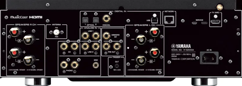 Yamaha R-N2000A fantastisk stereoförstärkare med bl.a HDMI ARC, silver